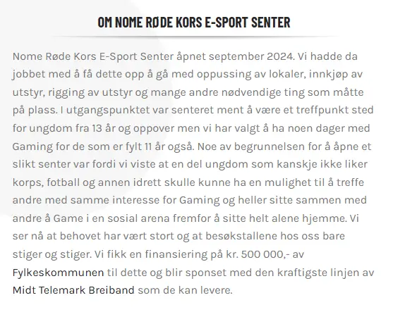 Om esport